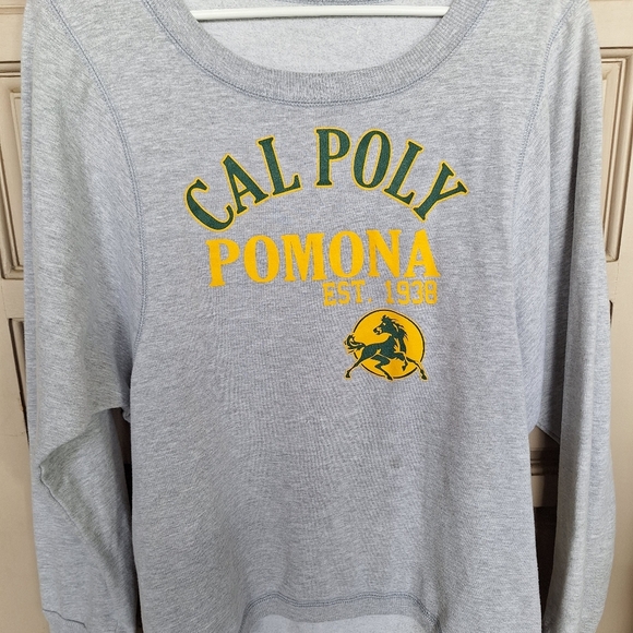 Cal Poly Pomona Gray Sweatshirt SzL Long Sleeves - Picture 5 of 8